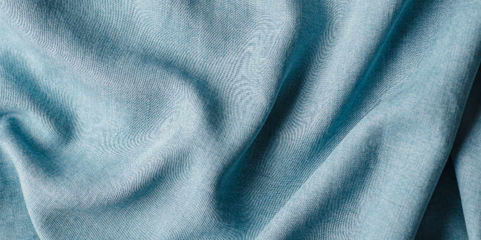 Lyocell blue denim background
