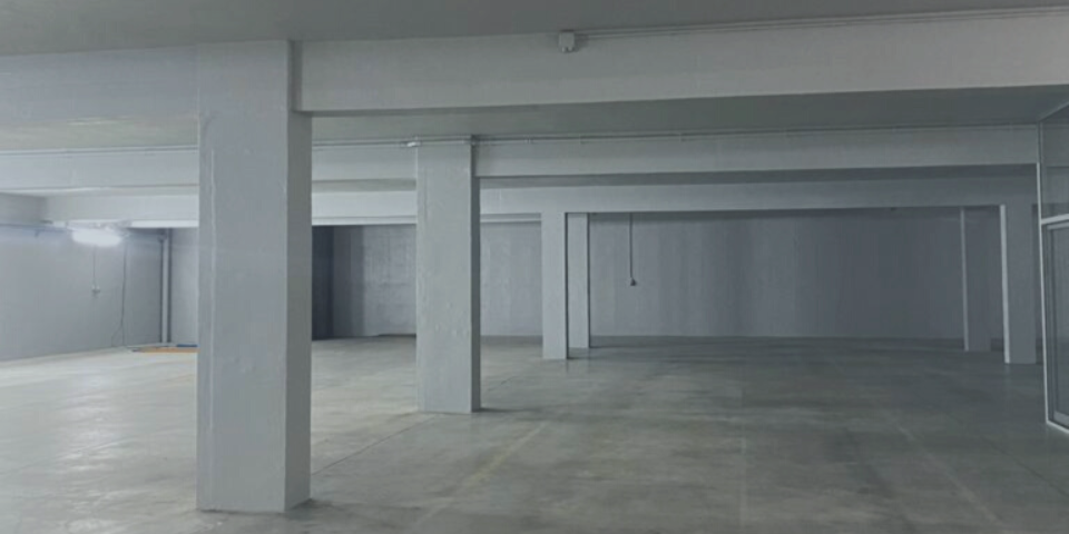 FLM Textil's new empty premises